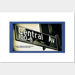 Central Avenue, Los Angeles, California by Mistah Wilson Posters and Art